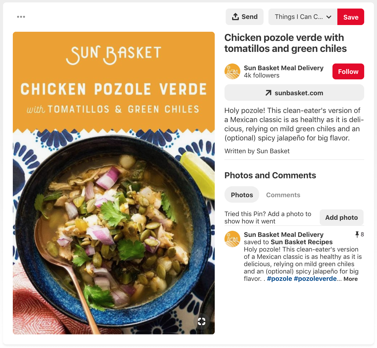 pinterest recipe pin