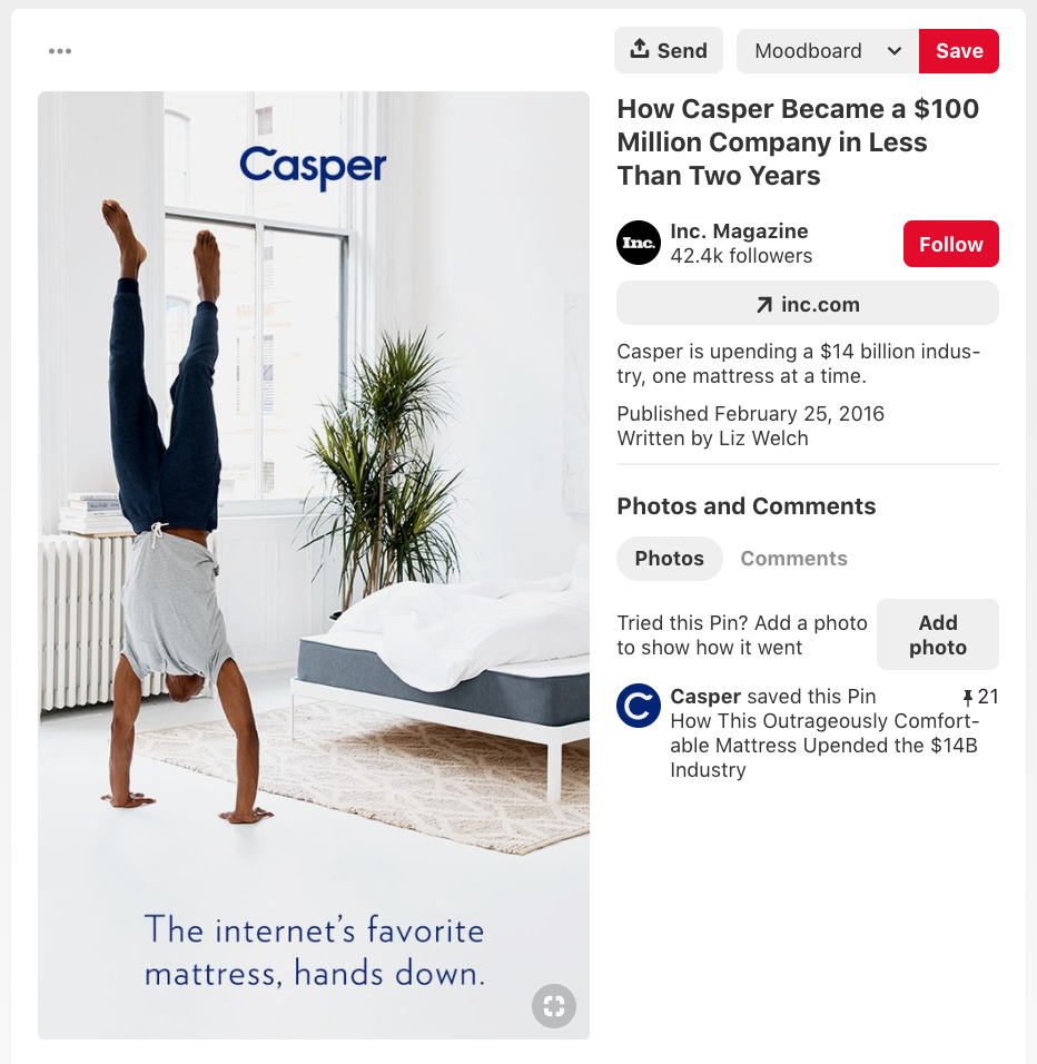 pinterest pixel size example